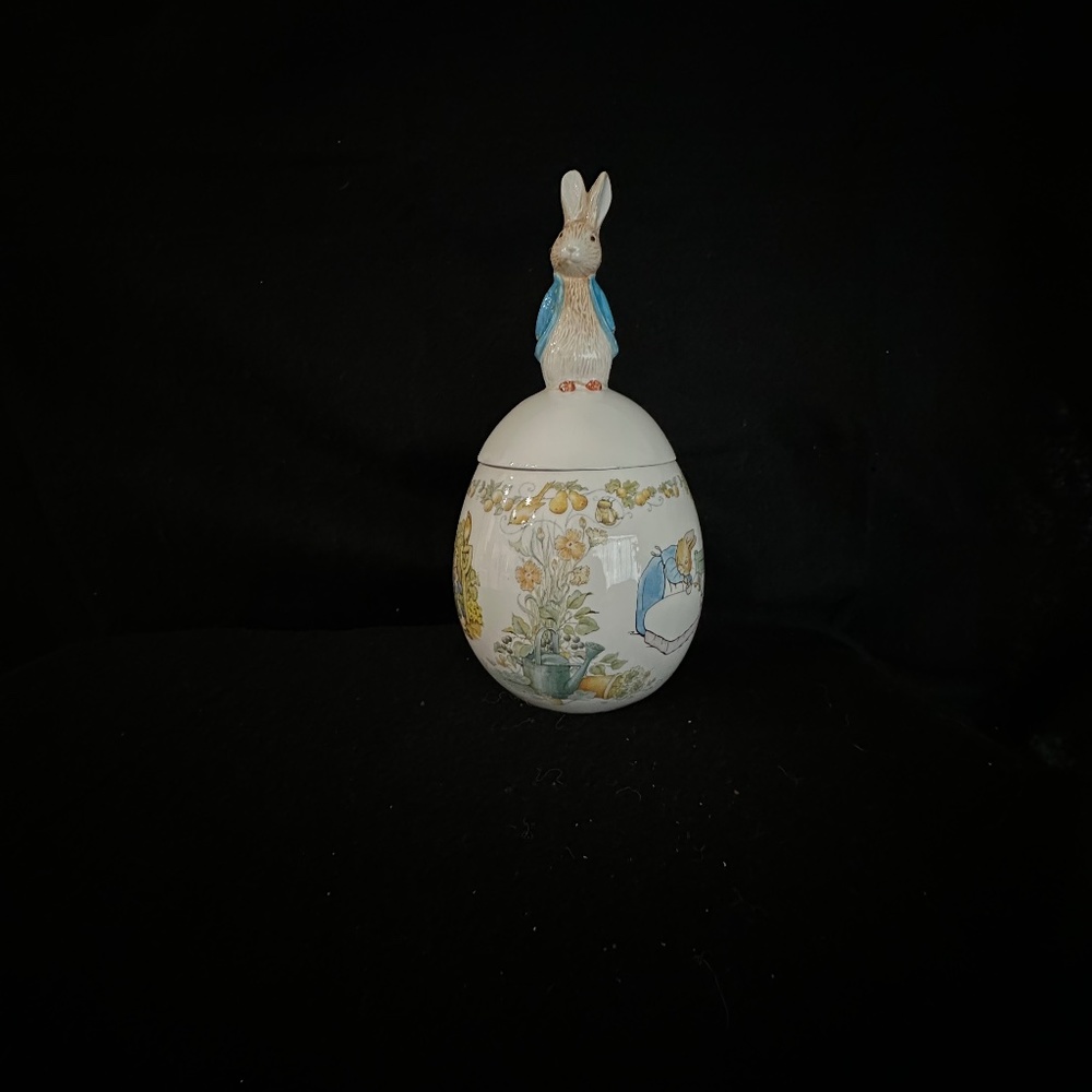 Beatrix Potter 1996, Vintage Teleflora Gift, candy/ cookies jar